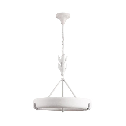 Tinsley Plaster Chandelier ∅ 23.6″ x H 23.6″ / Dia 60cm x H 60cm / White / Three-Color Changing Light Chandelier