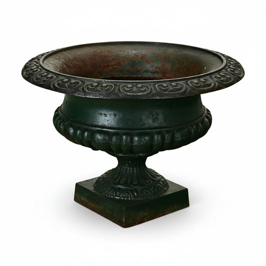 Antique French 19th Century Neoclassical Cast Iron Garden Urn
