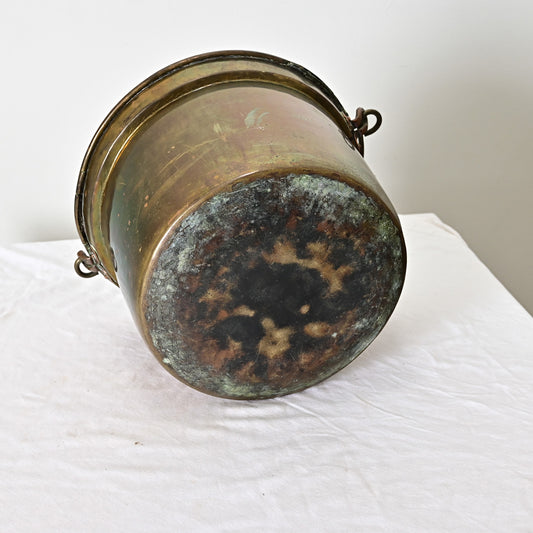 French 19th Century Brass Cooking Pot