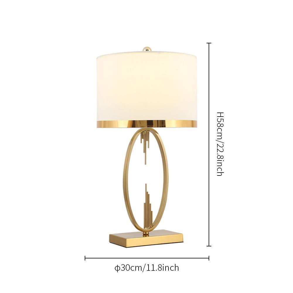 Metal Table Lamp ∅ 11.8″ x H 22.8″ / Dia 30cm x H 58cm / US Plug Table lamp