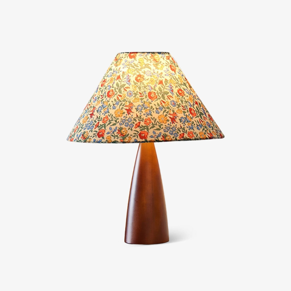 Amelia Blossom Table Lamp Model A: ? 11.8″ x H 15.7″ / Dia 30cm x H 40cm / Floral Color + Brown / US Plug