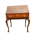 18th Century Georgian Oak Bureau on Cabriole Leg Stand