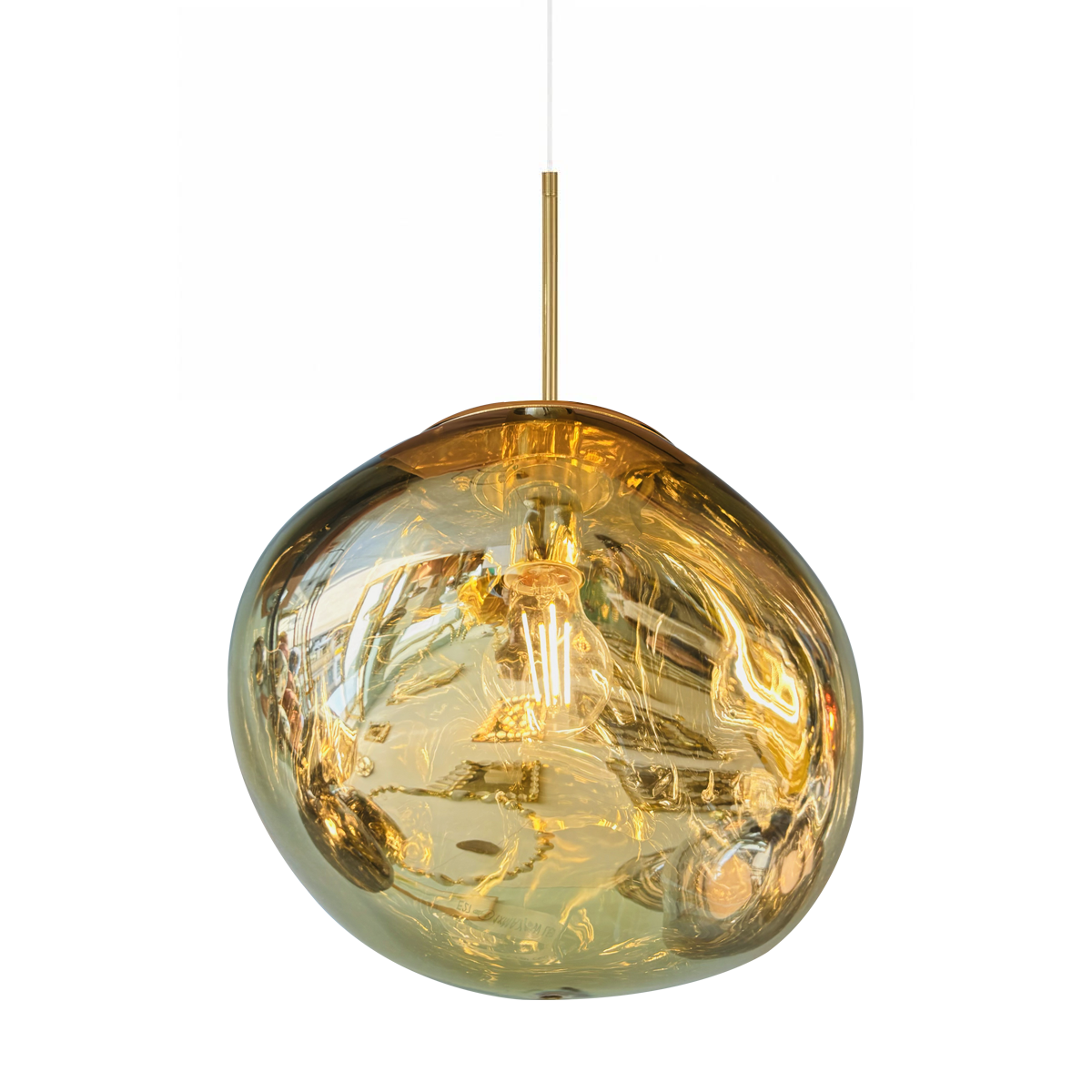 Modern Lava Pendant Lamp ? 15″ / Dia 38cm / Gold Pendant light