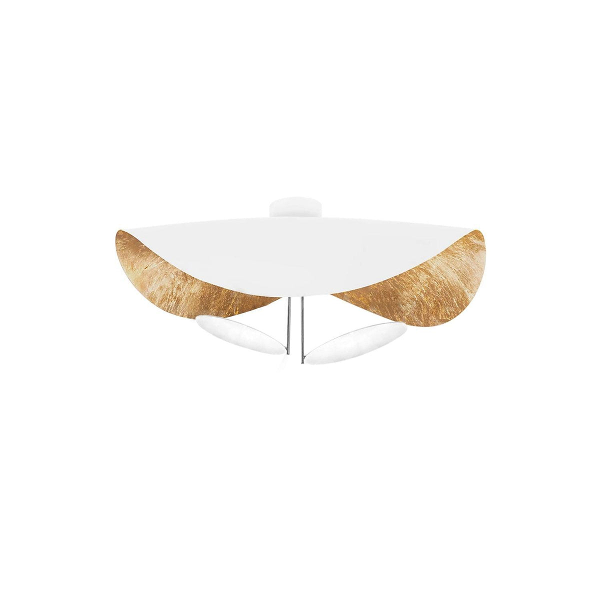 Giorgio Ceiling Light ? 31.5″ x H 15.7″ / Dia 80cm x H 40cm / White + Gold / Warm Light Ceiling lamp