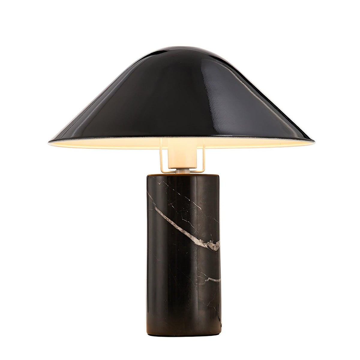 Adelaide Marble Table Lamp ? 14.9″ x H 16.5″ / Dia 38cm x H 42cm / Black / US plug Table lamp