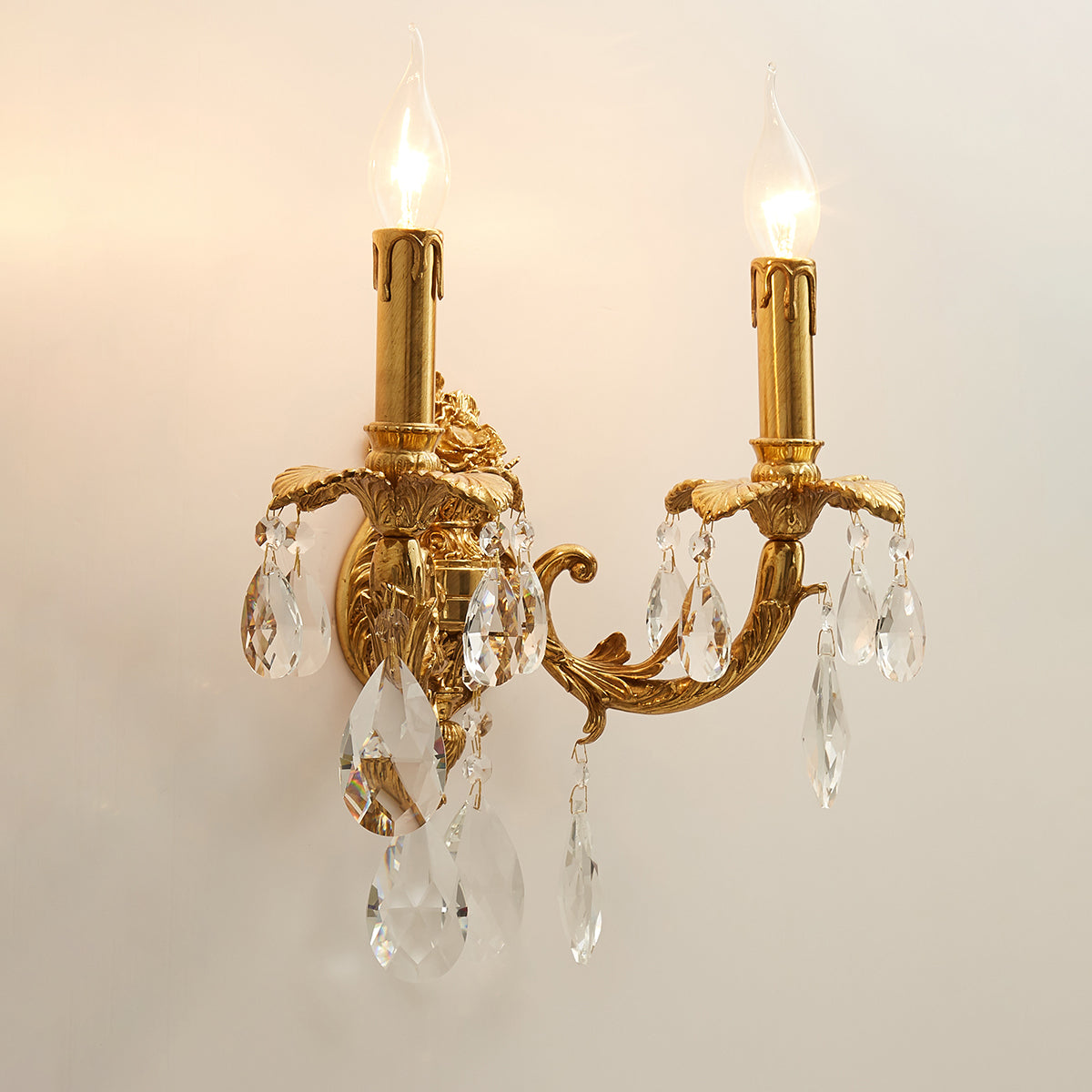 Adriana Brass Wall Lamp