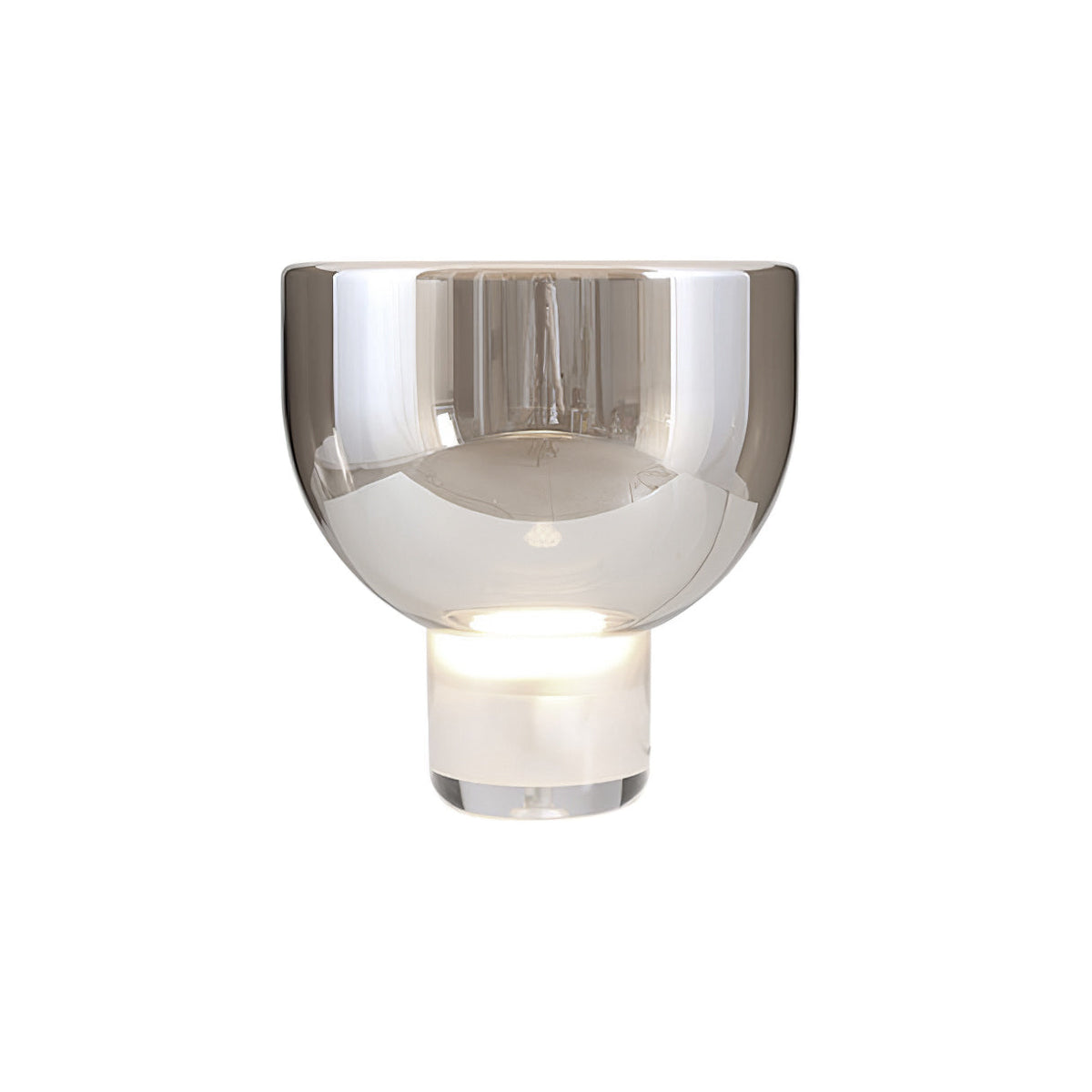 Aella Table Lamp ∅ 12.5″ x H 13.3″ / Dia 32cm x H 34cm / Smoke grey / US plug Table lamp