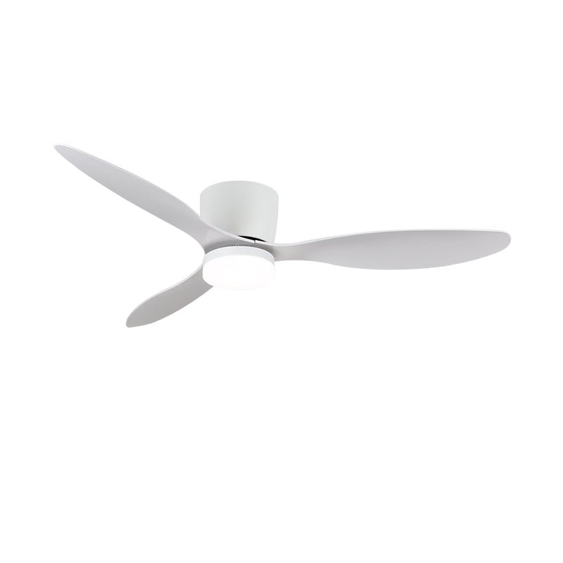 Aerodynamics Wooden 48’’/52’’ Ceiling Fan Light ? 42″ x H 9.8″ / Model B White / Three-Color Changing Light Ceiling fan