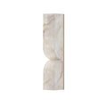 Alabaster Essence Wall Sconce L 2.6″ x W 3.1″ x H 13.8″ / L 6.5cm x W 8cm x H 35cm / Gold & White / Warm Light Wall lamp
