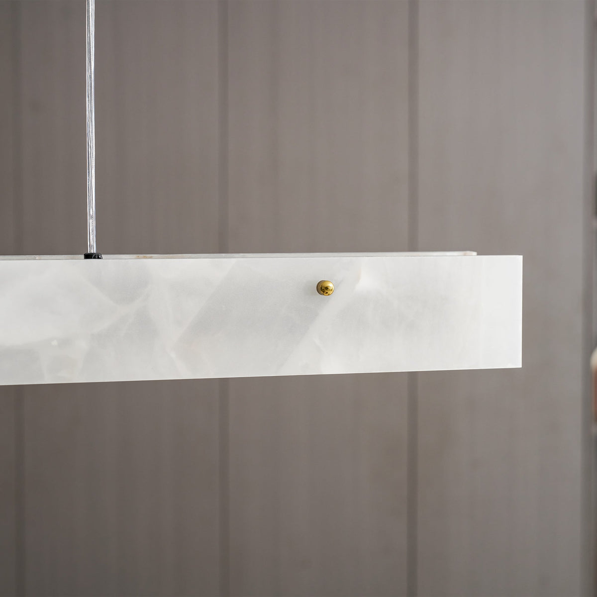 Alabaster LED Linear Pendant Light