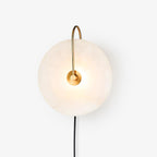 Alabaster LED Plug-In Wall Lamp Wall lamp