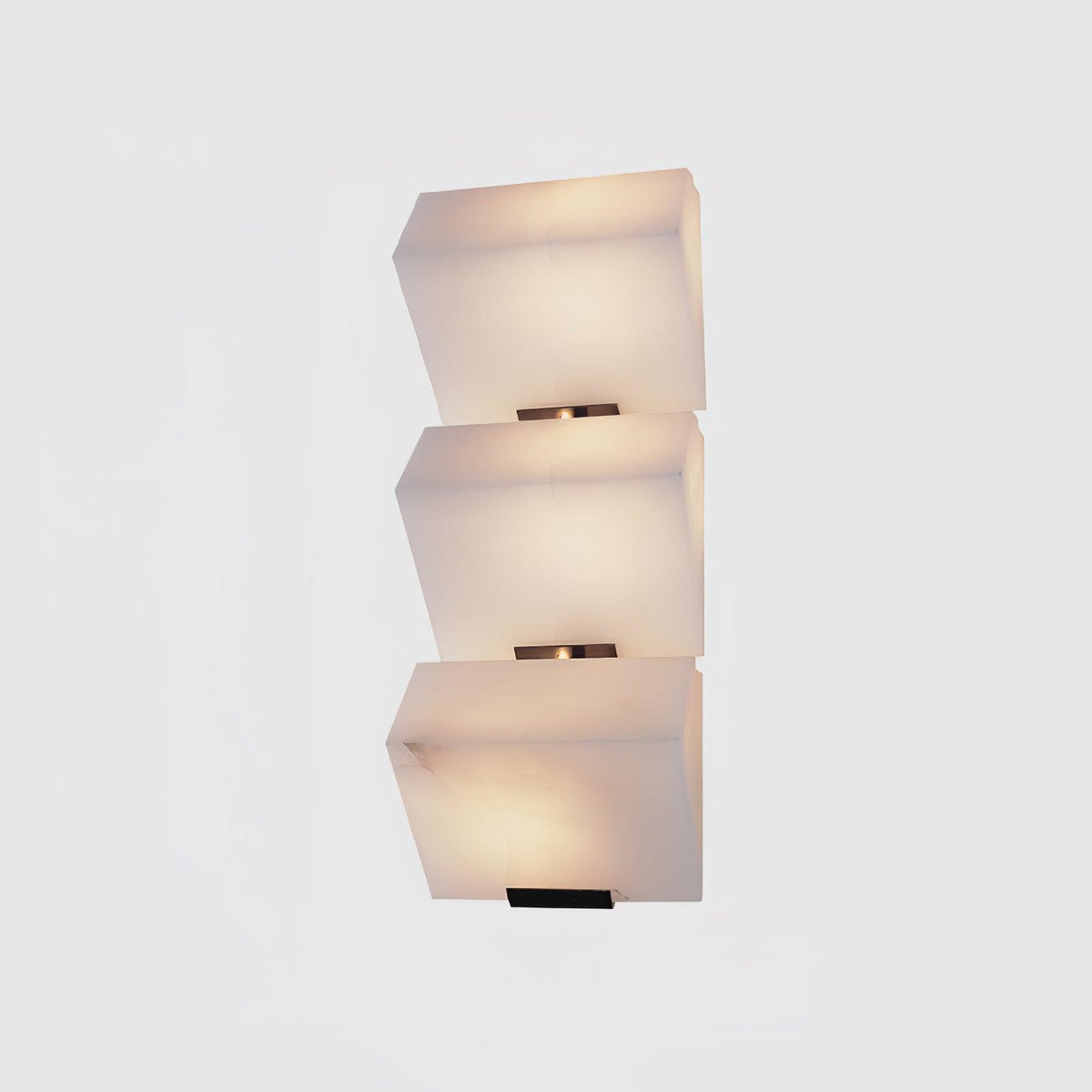 Alabaster Staircase Wall Lamp L 5.5″ x H 17.7″ / L 14cm x H 45cm (Power~15W 1200lumens) / White / Warm Light Wall lamp