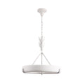 Tinsley Plaster Chandelier ? 23.6″ x H 23.6″ / Dia 60cm x H 60cm / White / Three-Color Changing Light Chandelier