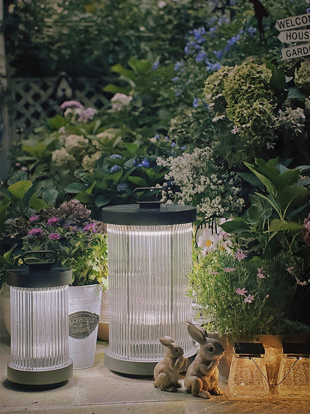 Lantern Garden Solar Outdoor Light Floor lamp