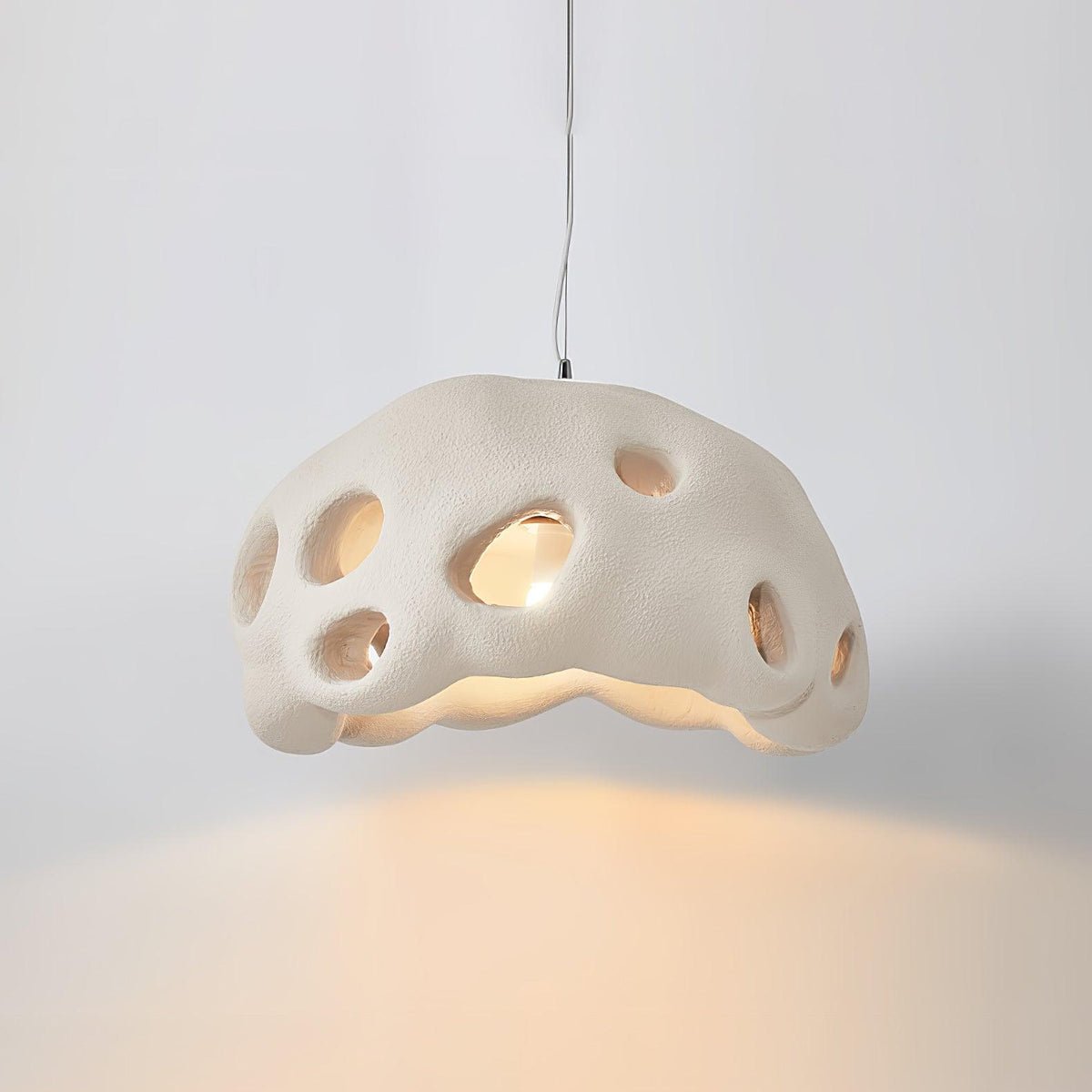 Ant Nest Pendant Lamp ∅ 17.7″ x H 11″ / Dia 45cm x H 28m / Beige Pendant light
