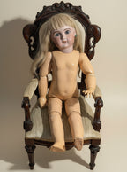 Antique French Bébé Jumeau Doll with Human Hair Wig