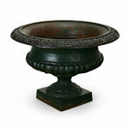 Antique French 19th Century Neoclassical Cast Iron Garden Urn