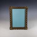 Antique French Gilt Metal Picture Frame for 7x10 Photos