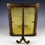 Antique French Gilt Metal Picture Frame for 7x10 Photos