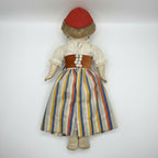 Antique German Bisque Head Doll with Pierced Ears