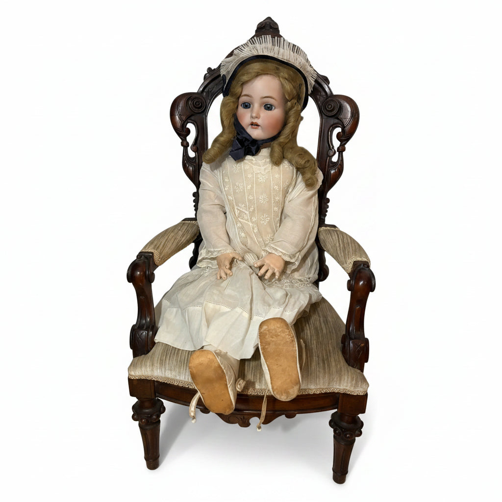 Antique Simon & Halbig Bisque Head Doll 30 Inches Tall