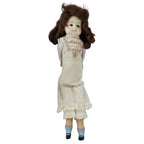 Antique Victorian Wax Over Composition Doll Named Mabel