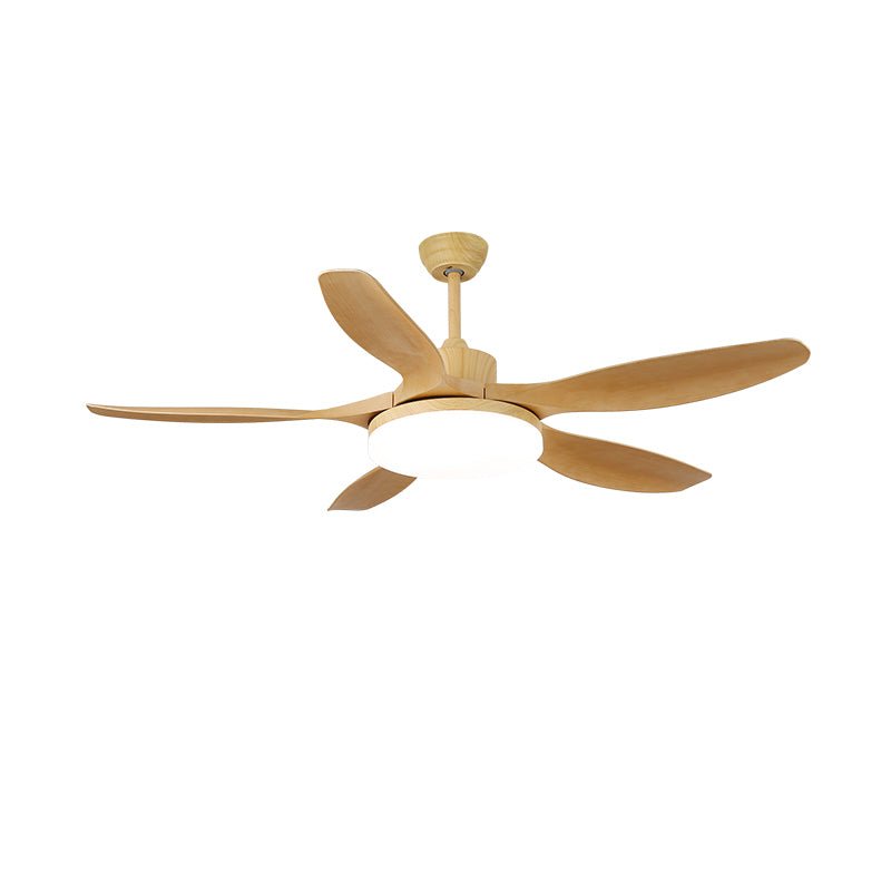 Keltis 42’’/52’’ Ceiling Fan Light ? 42″ x H 11.8″ / Model D Nature Wood Grain / Three-Color Changing Light Ceiling fan