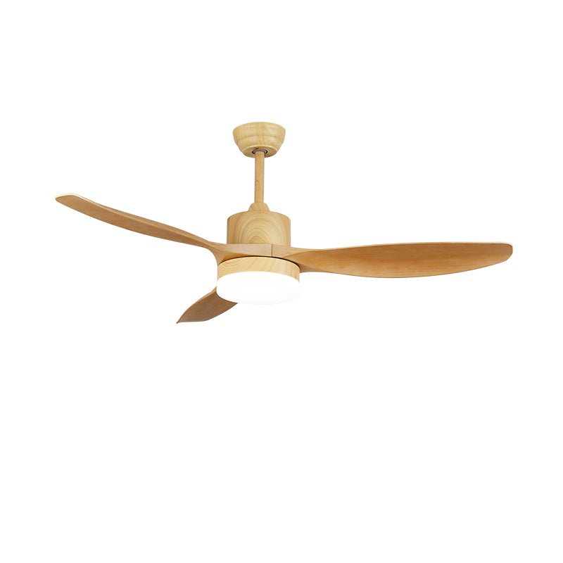 Keltis 42’’/52’’ Ceiling Fan Light ? 42″ x H 11.8″ / Model F Nature Wood Grain / Three-Color Changing Light Ceiling fan
