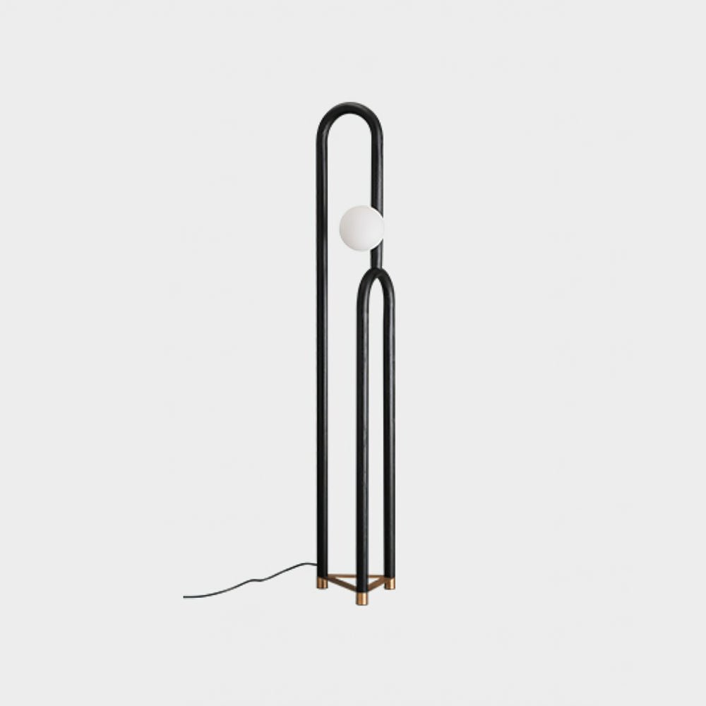 Arc N Floor Lamp ? 8.7″ x H 52.4″ / Black / US Plug Floor lamp