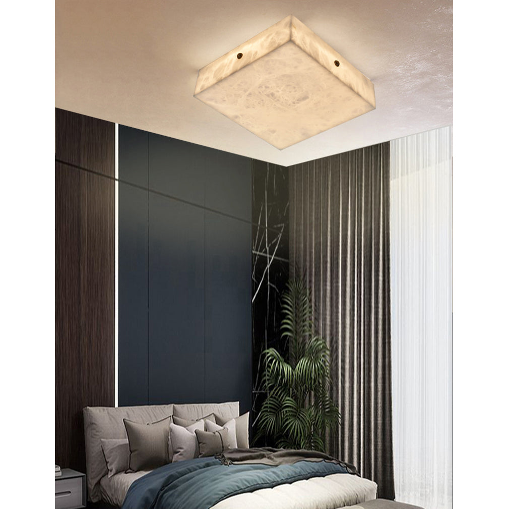 Arca Alabaster Flushmount Ceiling Light