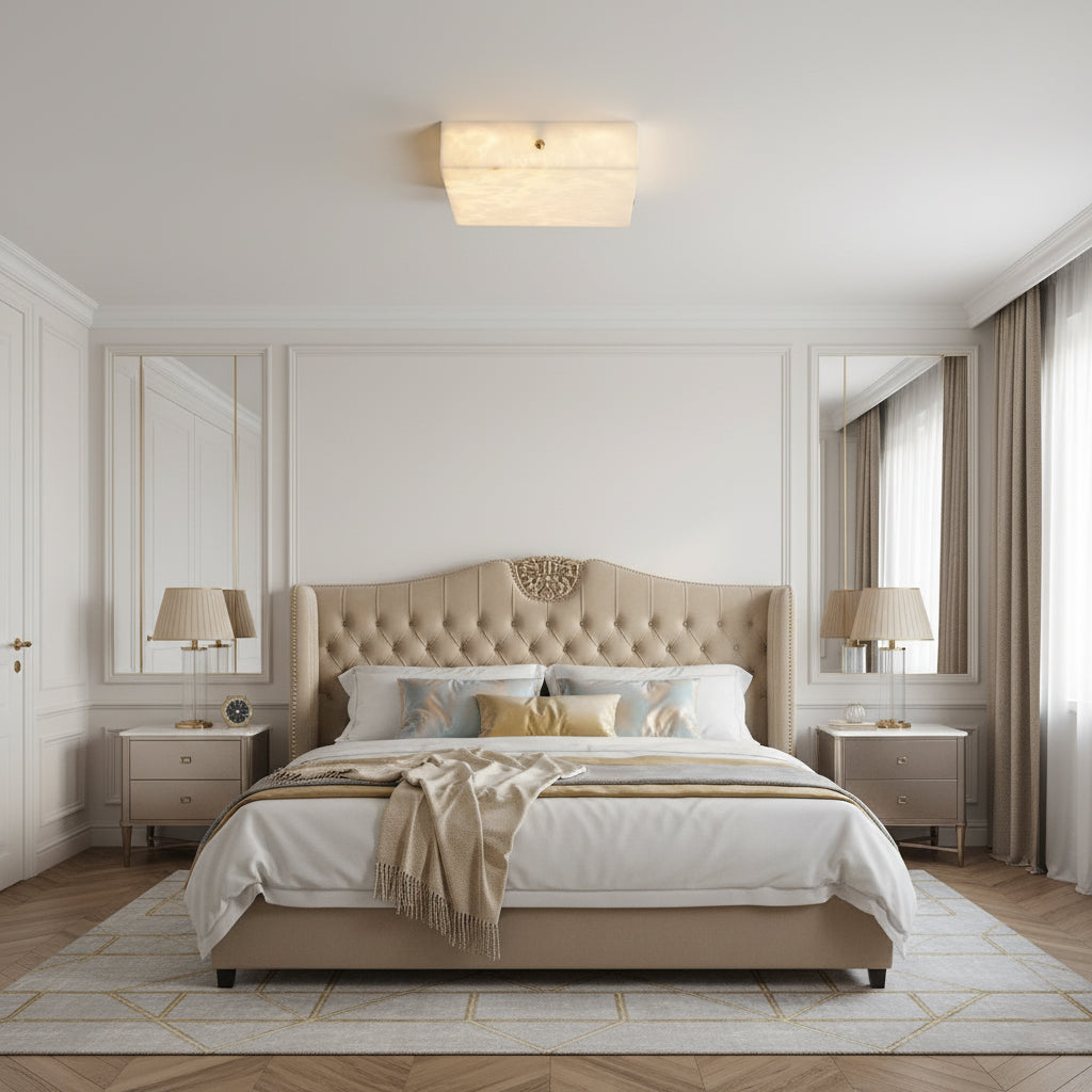 Arca Alabaster Flushmount Ceiling Light