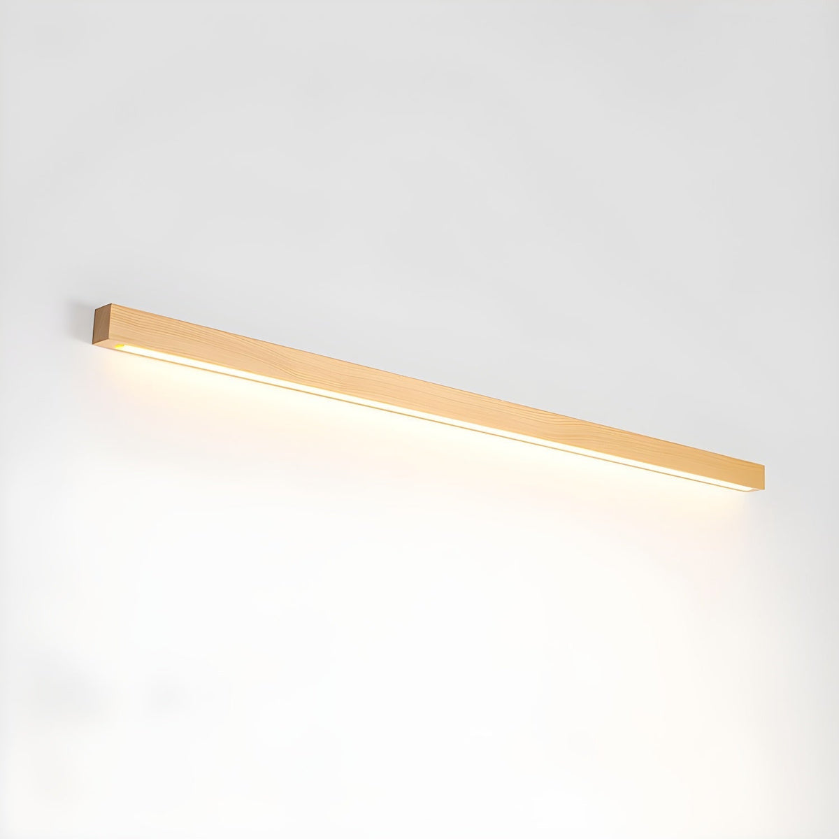 Arlo Linear Wood Wall Light ? 47.2″ x W 1.8″ x H 2″ / Wood Color / Warm Light 1001 Wall lamp