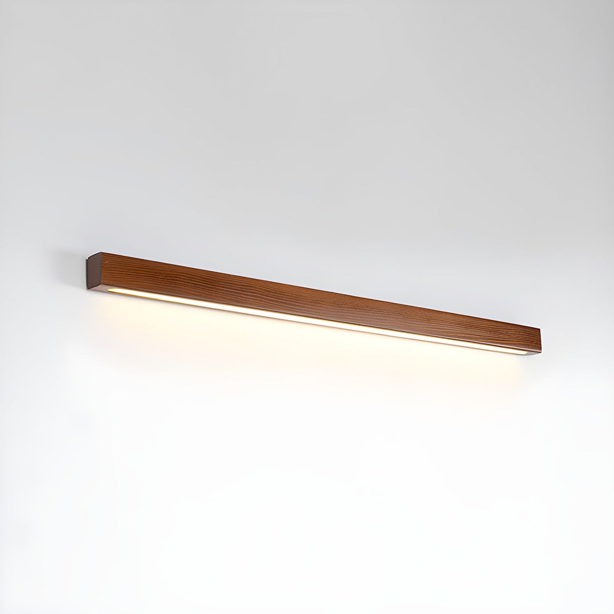 Arlo Linear Wood Wall Light ? 23.6″ x W 1.8″ x H 2″ / Walnut Color / Warm Light 1001 Wall lamp