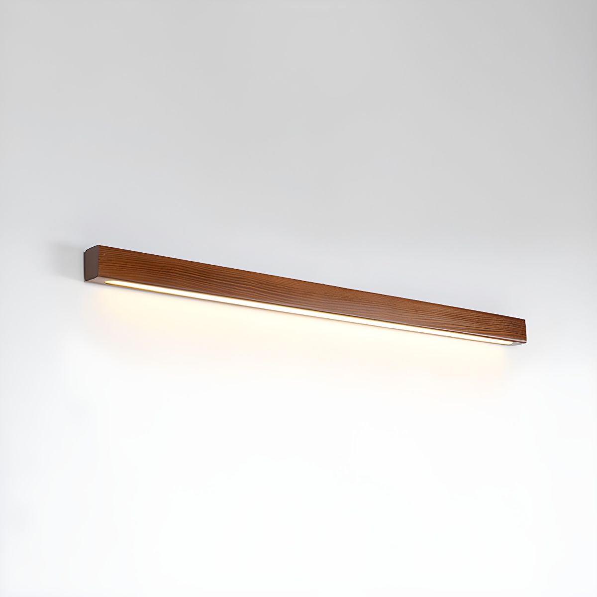 Arlo Linear Wood Wall Light ? 31.5″ x W 1.8″ x H 2″ / Walnut Color / Triac Dimmable Warm Light 1001 Wall lamp