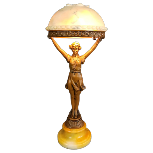 Art Deco Cabaret Dancers c. 1930 Pair