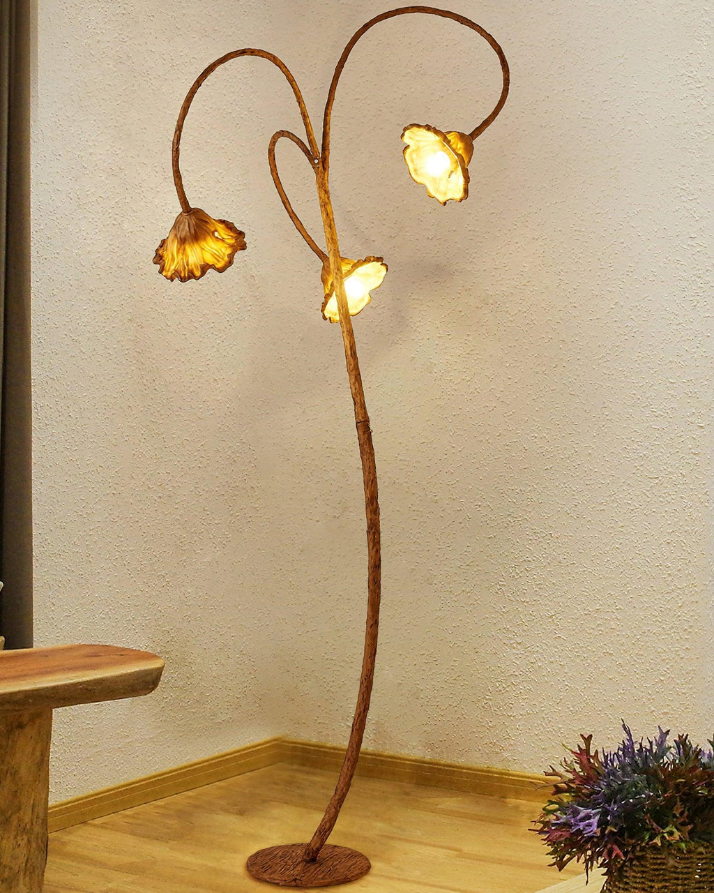 Artistic Lotus Leaf Floor Lamp Floor lamp