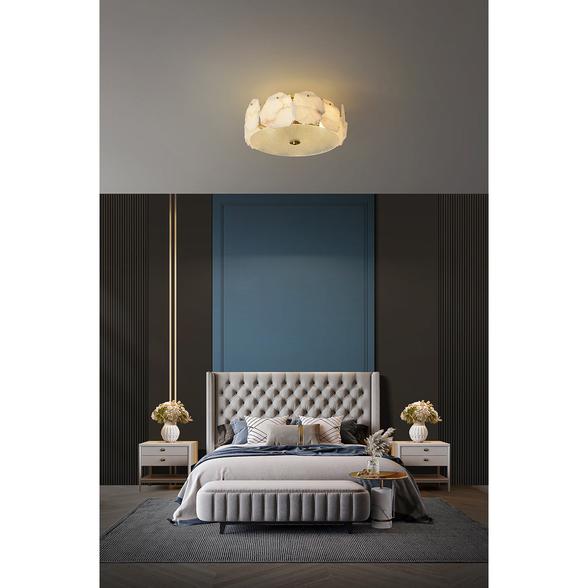 Artze Alabaster Ceiling Light