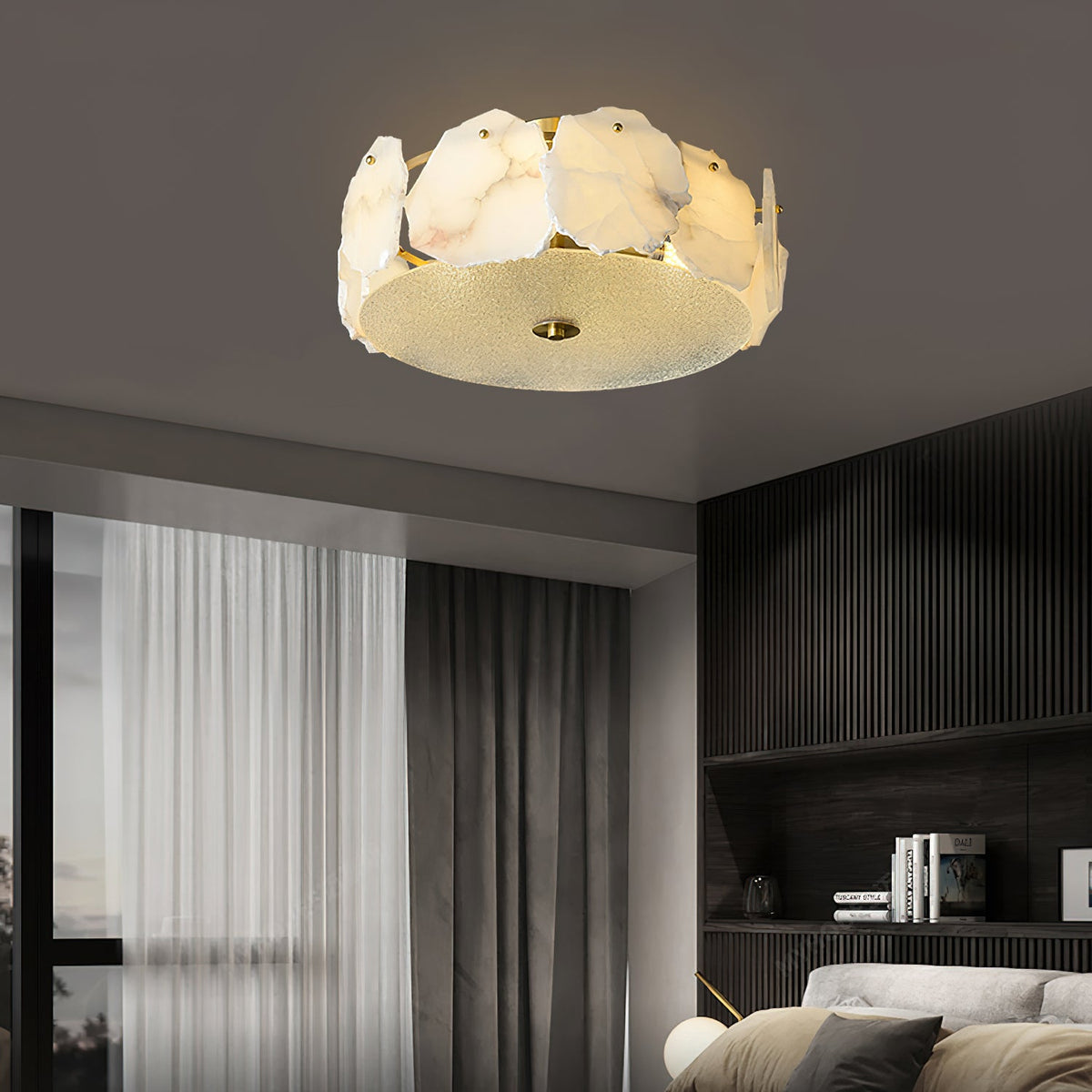 Artze Alabaster Ceiling Light