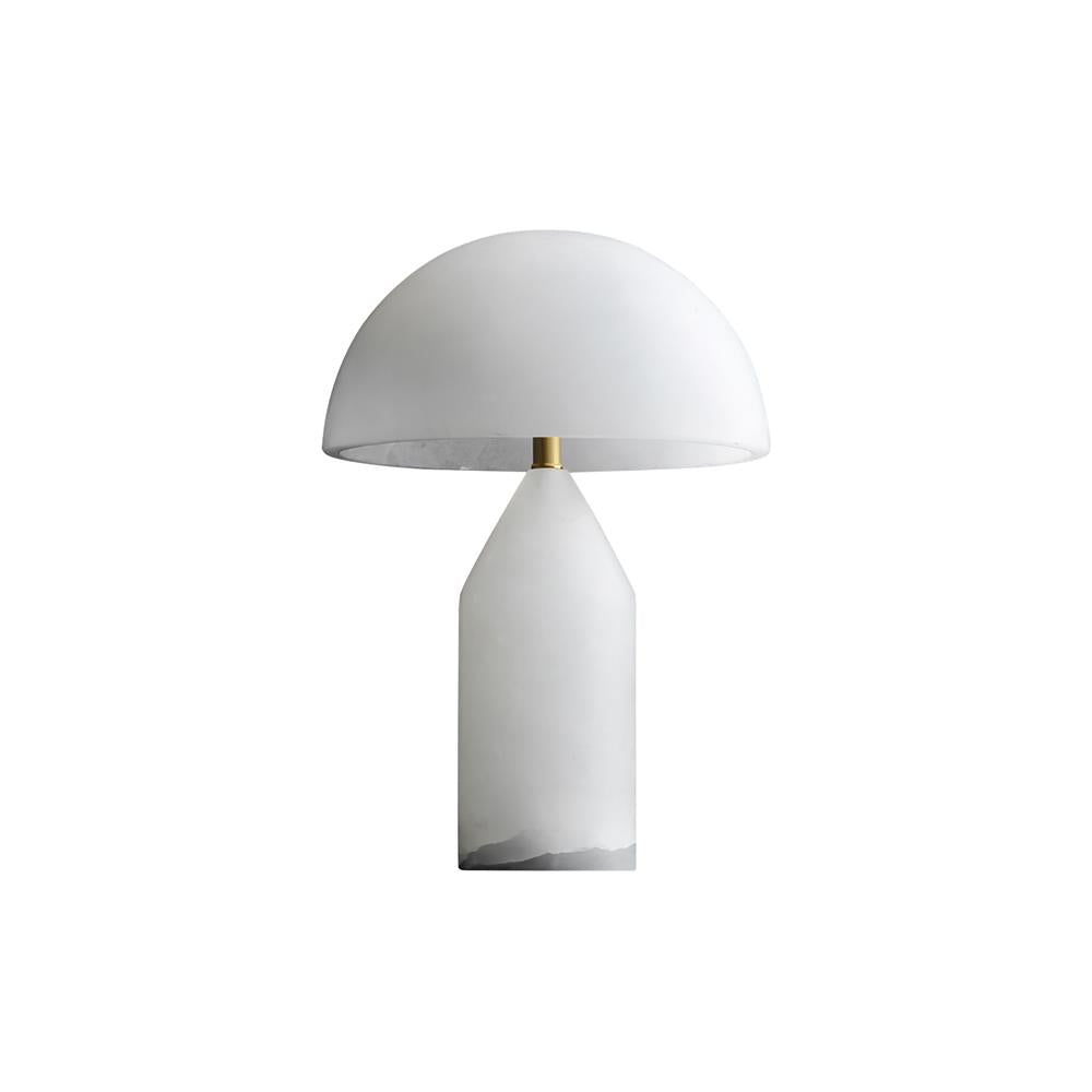 Dome Mushroom Alabaster Table Lamp