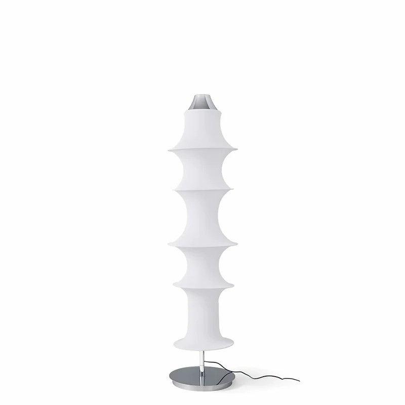 Auston Floor Lamp ∅ 11.8″ x H 47.2″ / Dia 30cm x H 120cm / Chrome & White / US Plug Floor lamp