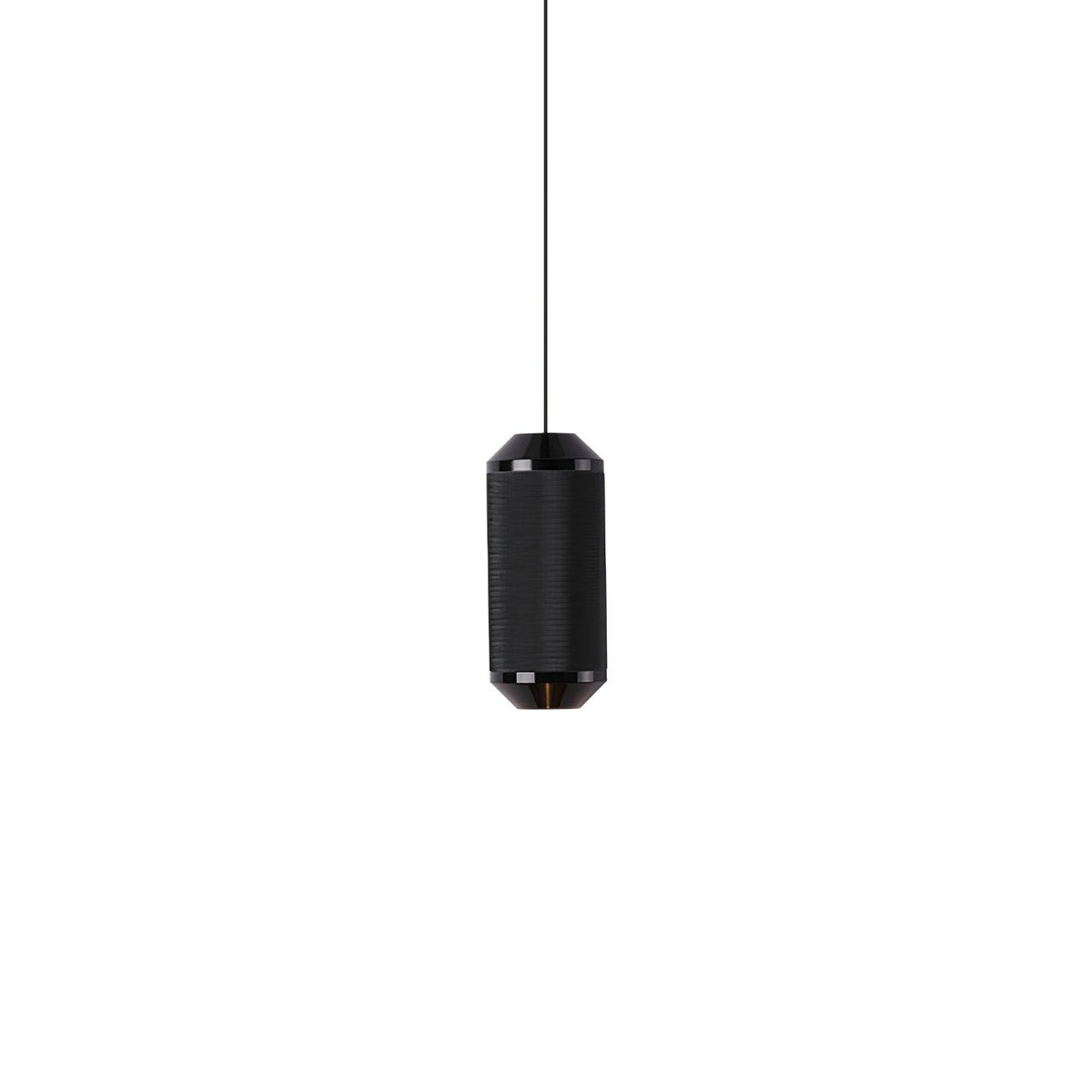 Backbeat Pendant Lamp ∅ 17.7″ x H 11.8″ / Dia 7.5cm x H 18cm / Black / Warm Light Pendant light