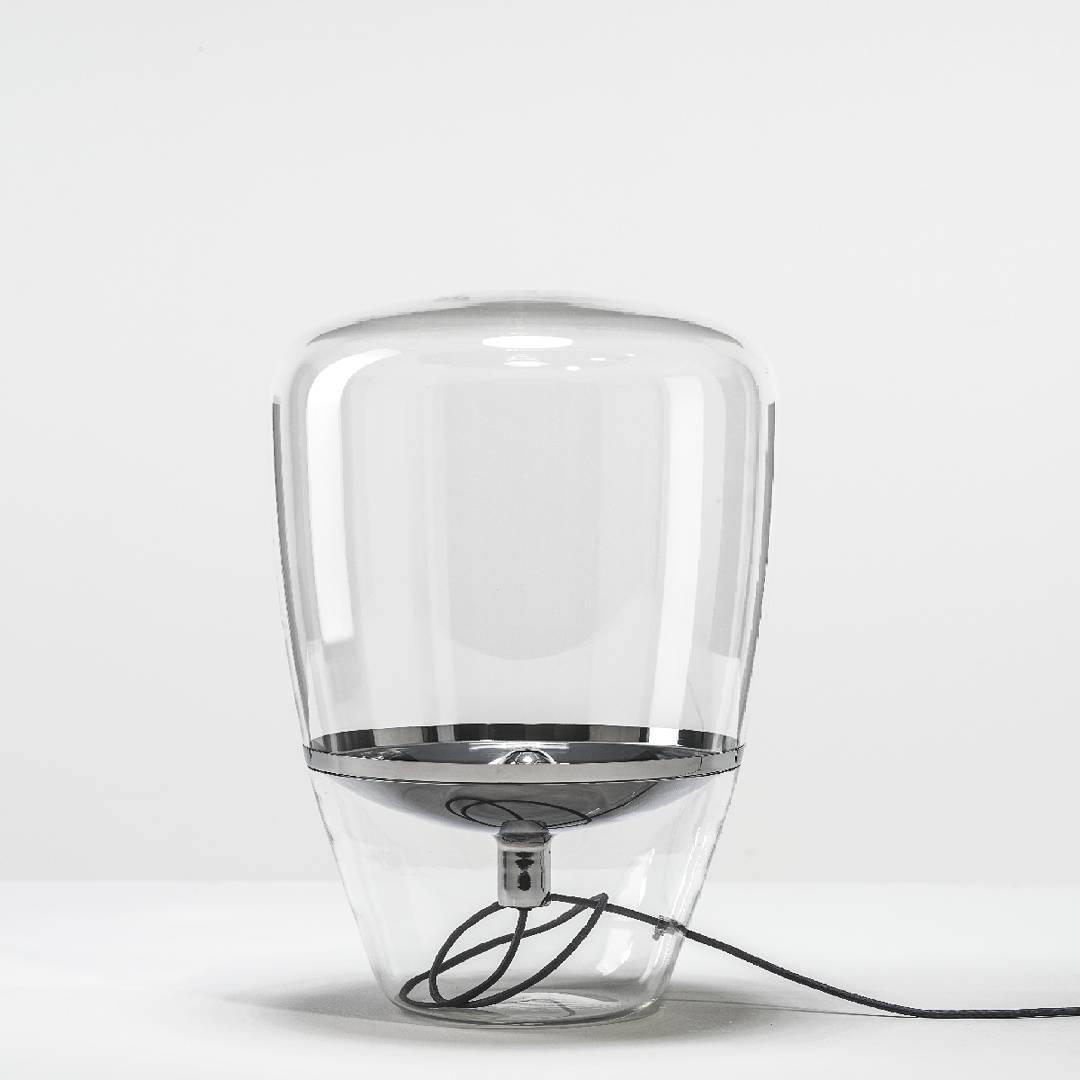 Balloon Table Lamp ? 11″ x H 15.8″ / Dia 28cm x H40cm / Clear glass / US Plug Table lamp