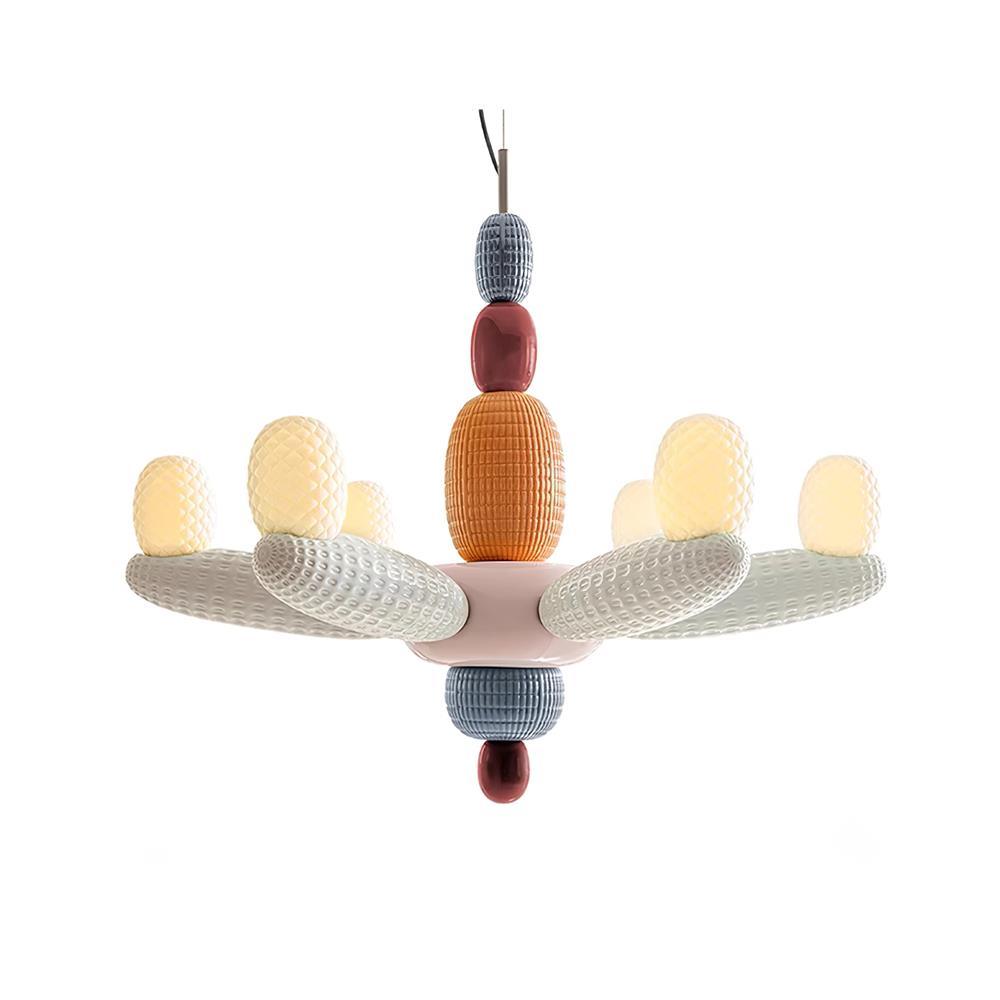 Balloons Chandelier ? 37.7″ x H 31.4″ / Dia 96cm x H 80cm / Grey & Colorful / Warm Light Chandelier