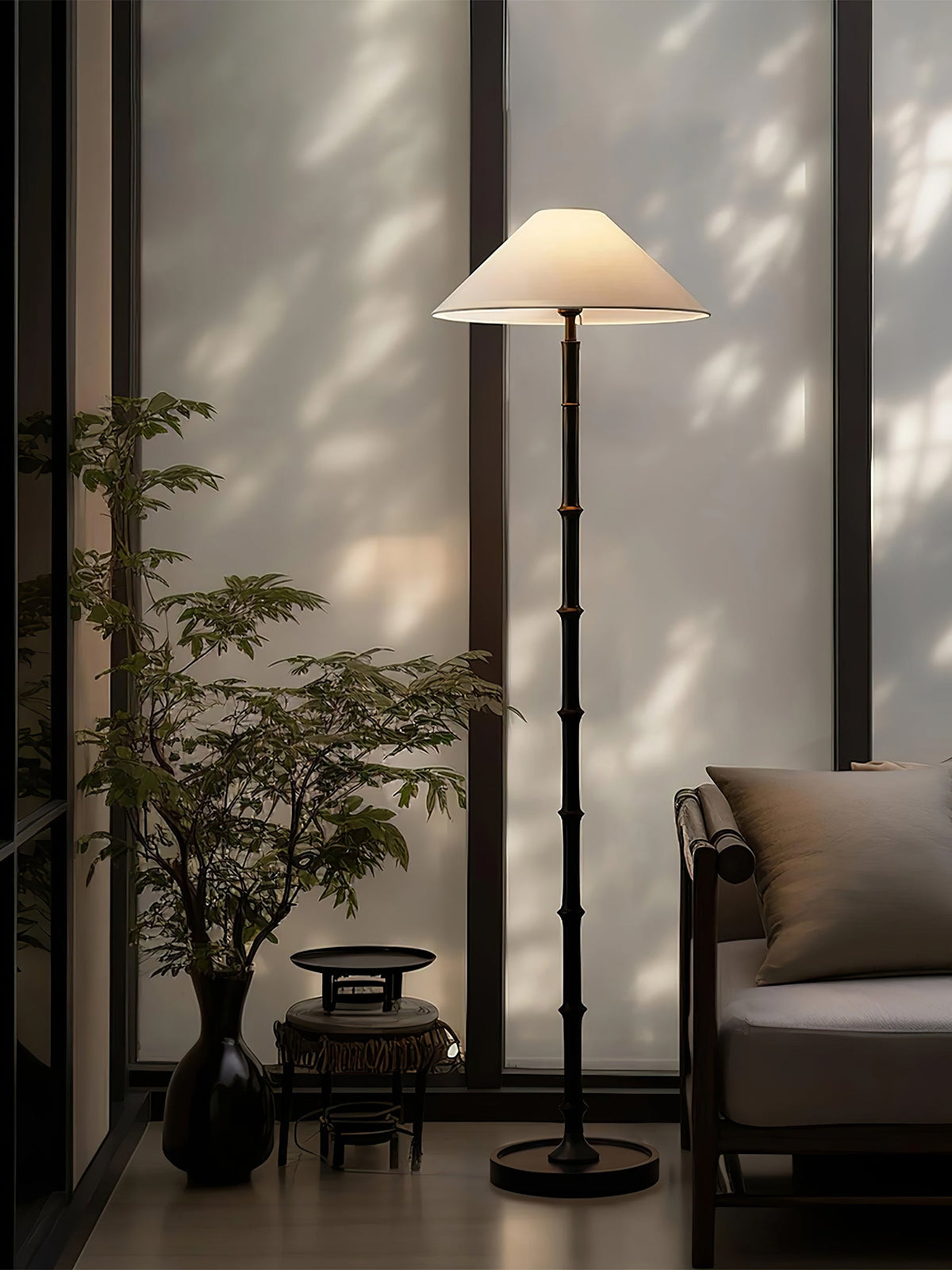Bamboo Knot Floor Lamp Floor lamp