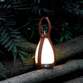 Bell Portable Built-in Battery Table Lamp ? 4.3″ x H 11.8″/ Dia 11cm x H 30cm / Brown & White / Touch Table lamp