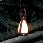 Bell Portable Built-in Battery Table Lamp ? 4.3″ x H 11.8″/ Dia 11cm x H 30cm / Brown & White / Touch Table lamp