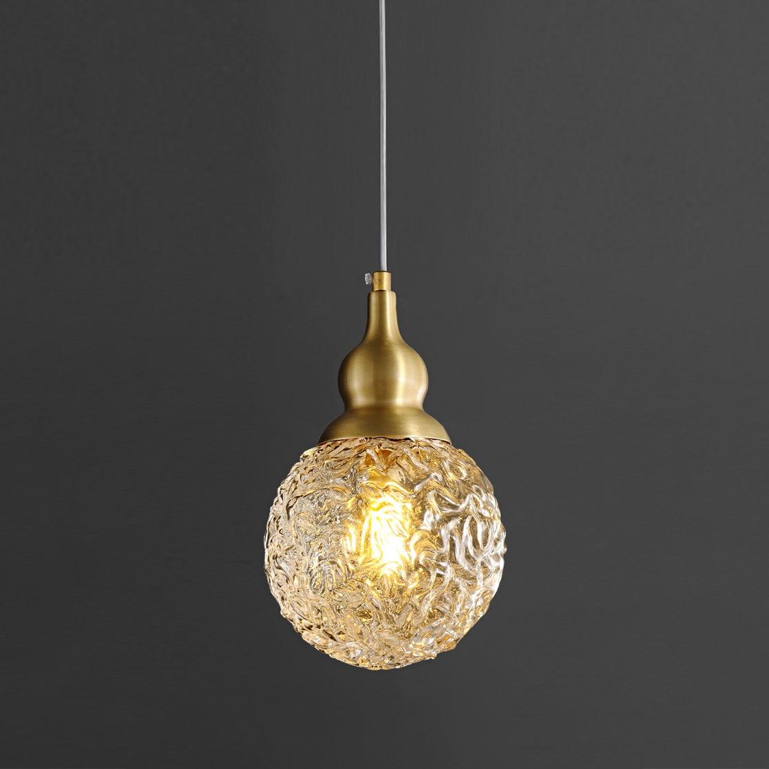 Bella Brass Pendant Light ? 5.9″ x H 8.7″ / Dia 15cm x H 22cm / Brass + Opaque / Warm Light Pendant light