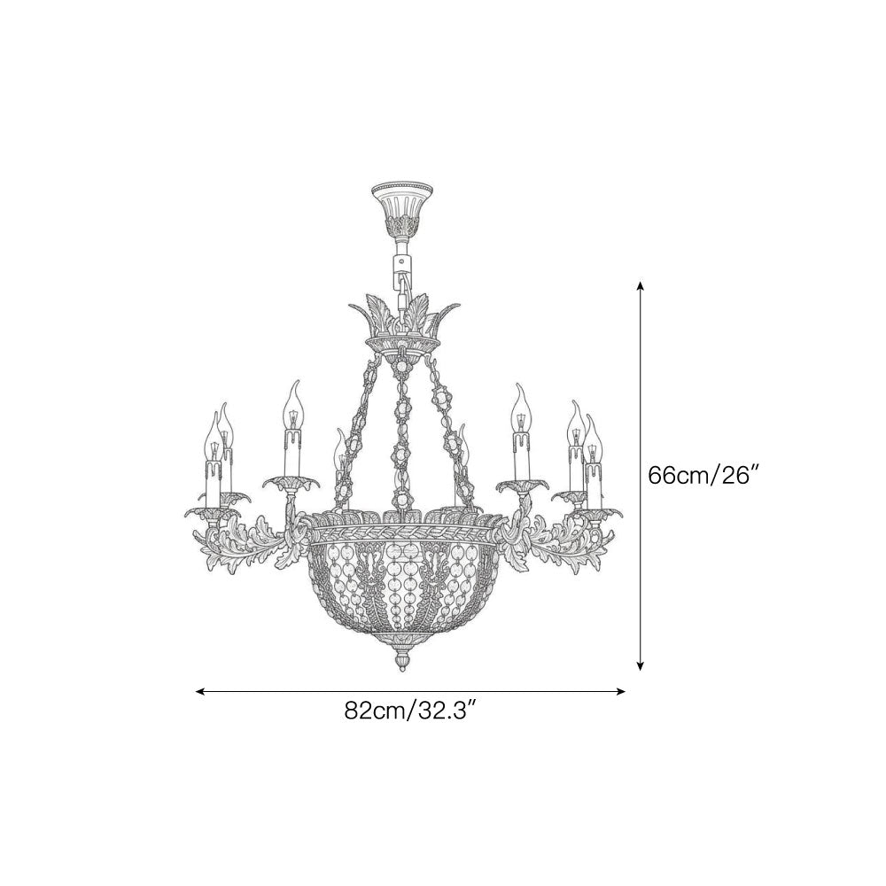 Belvoir Crystal Chandelier