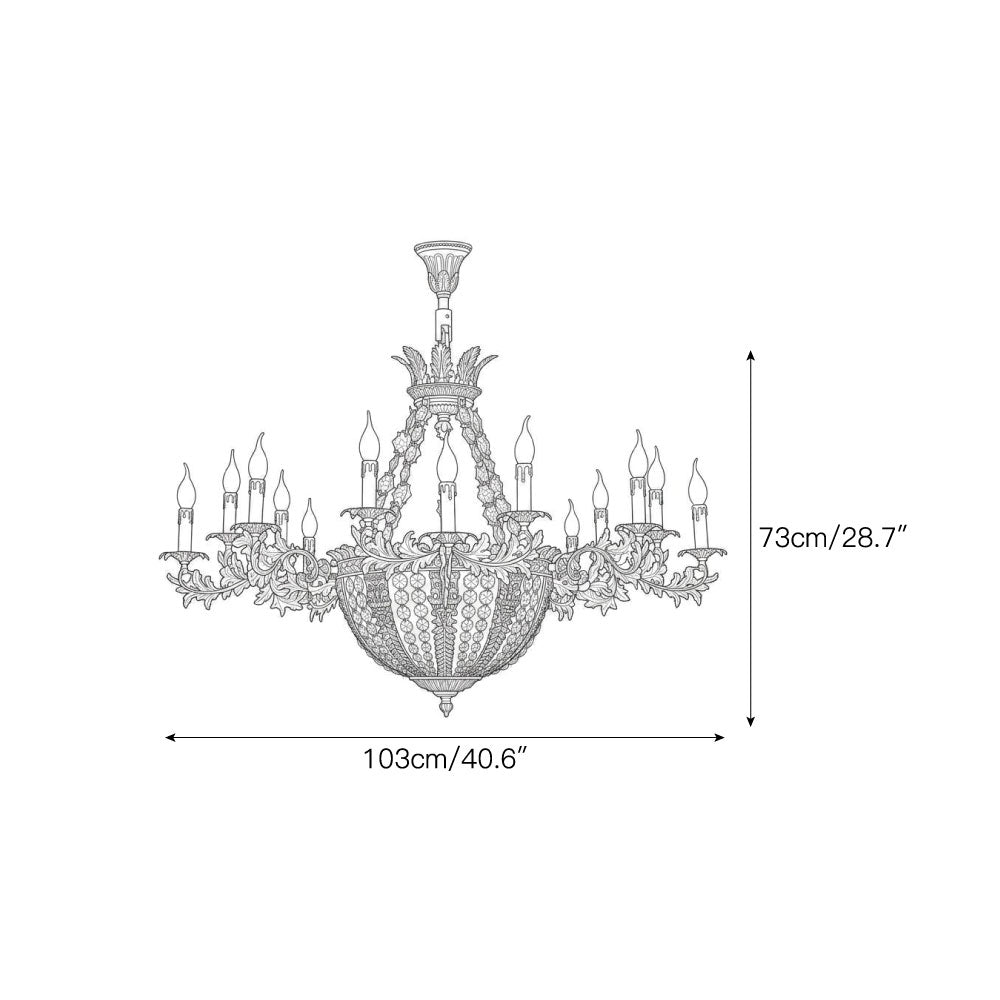 Belvoir Crystal Chandelier