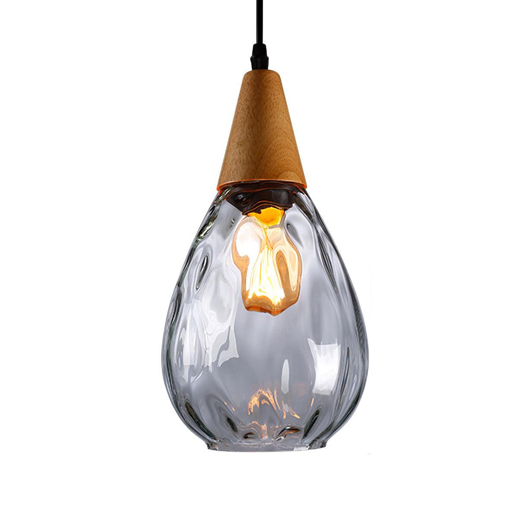 Besnier Glass Pendant Light ? 6.3″ x H 8.3″ / Dia 16cm x H 21cm / Transparent Pendant light